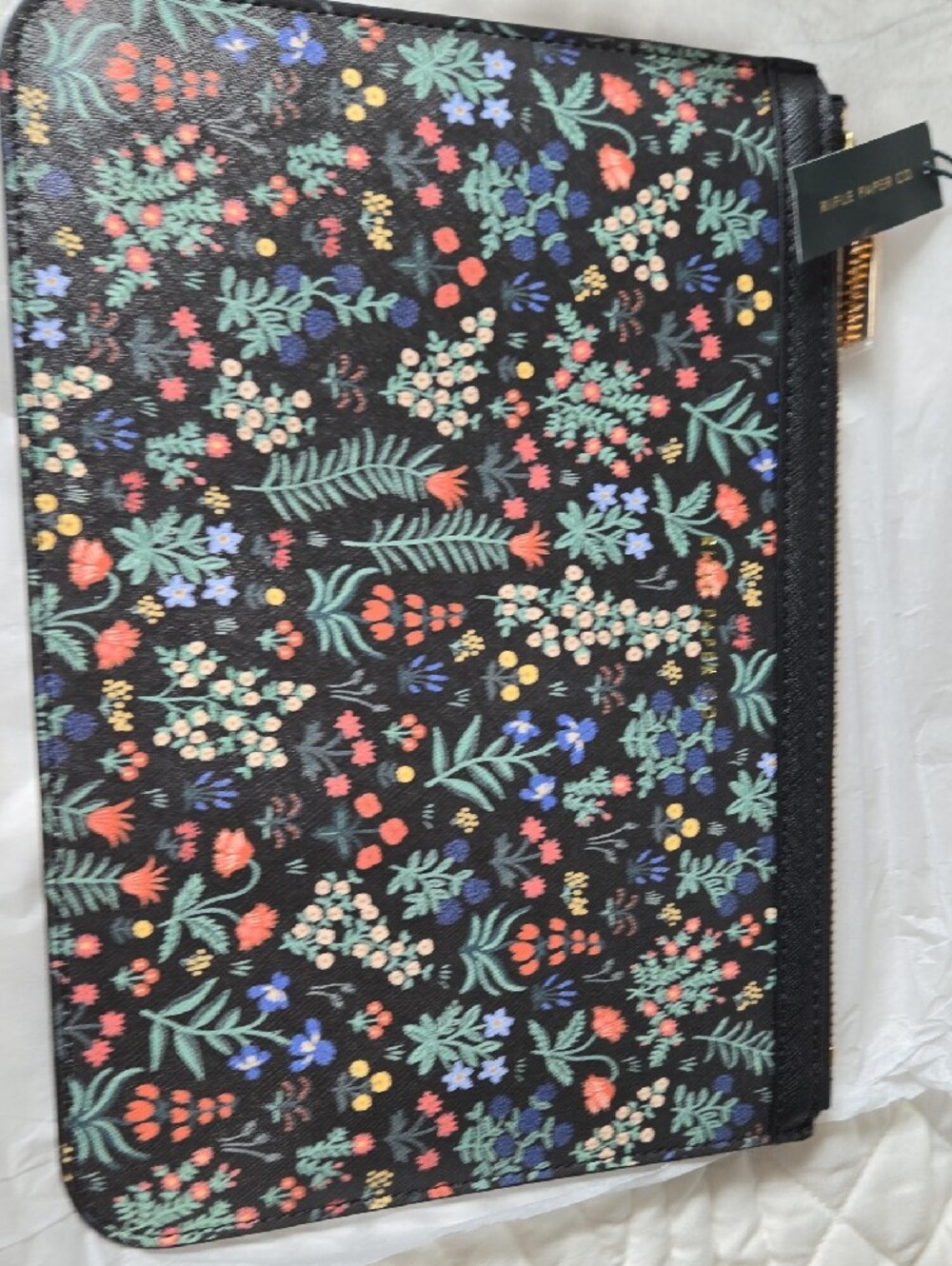 Rifle Paper Co. Pink Floral & Black Floral Zip Pouch Set - Picture 8 of 11